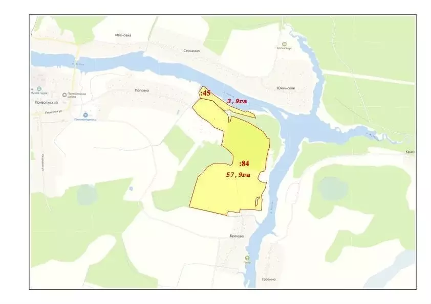 Участок в Тверская область, Кимрский муниципальный округ, д. Поповка ... - Фото 1