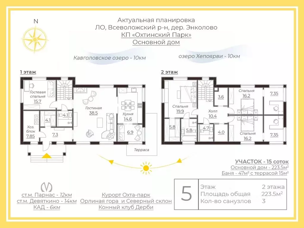 Дом в Ленинградская область, Всеволожский район, Бугровское городское ... - Фото 2