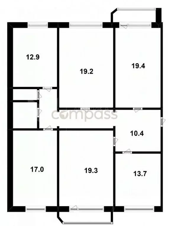 5-к кв. Тюменская область, Тюмень ул. Московский Тракт, 163 (125.0 м) - Фото 1