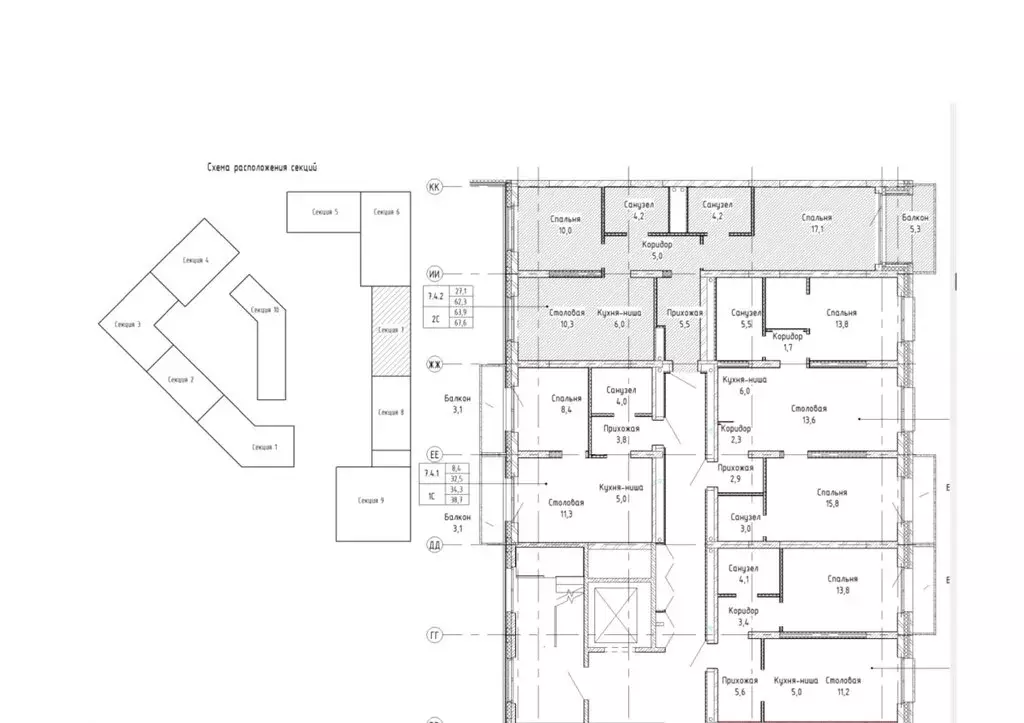 2-комнатная квартира: Екатеринбург, улица Советских Женщин (62.3 м) - Фото 1