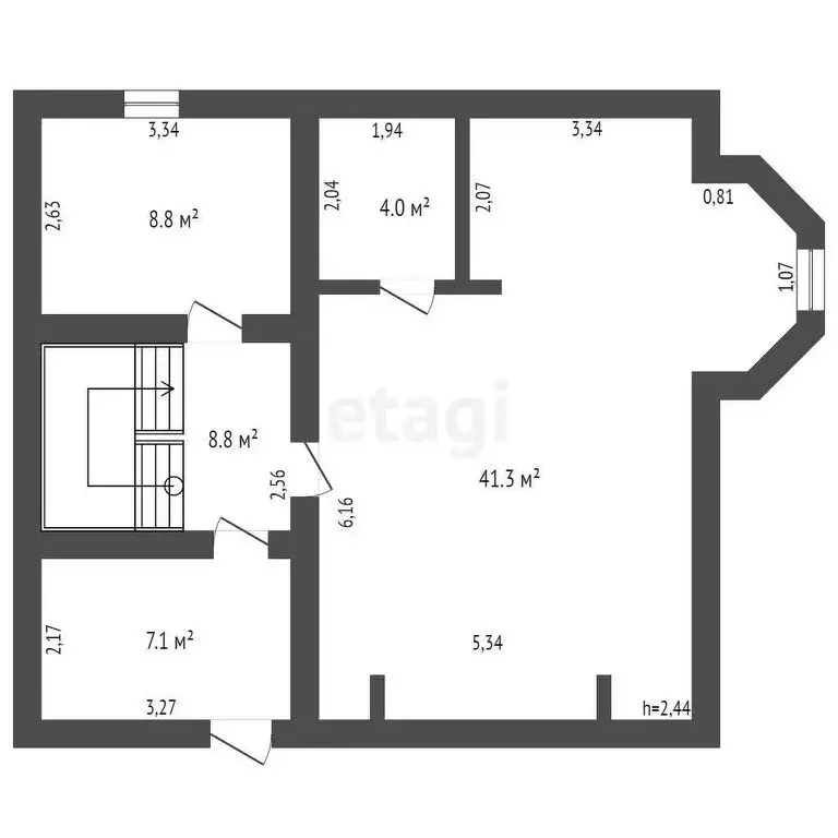 Дом в деревня Пугачи, Центральная улица (204.7 м) - Фото 0