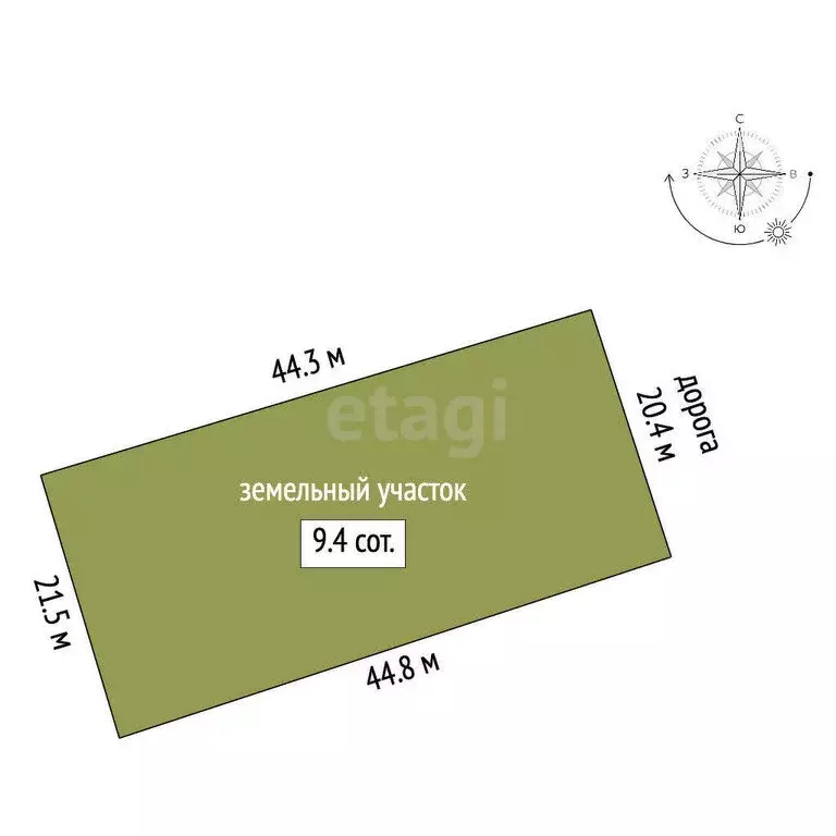 Участок в Челябинск, СНТ Авиатор-2, 14-я улица (9 м) - Фото 0