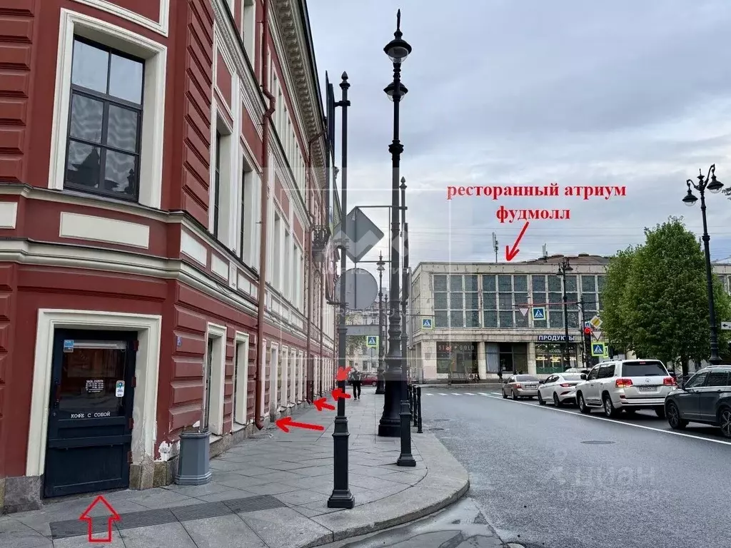 Помещение свободного назначения в Санкт-Петербург Лиговский просп., 1 ... - Фото 1