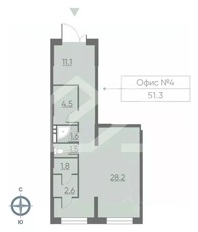 Торговая площадь в Москва Производственная ул., 19Ак2 (51 м) - Фото 2