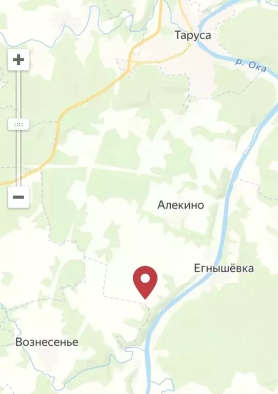 Участок в Калужская область, Тарусский муниципальный округ, Алекино ... - Фото 2