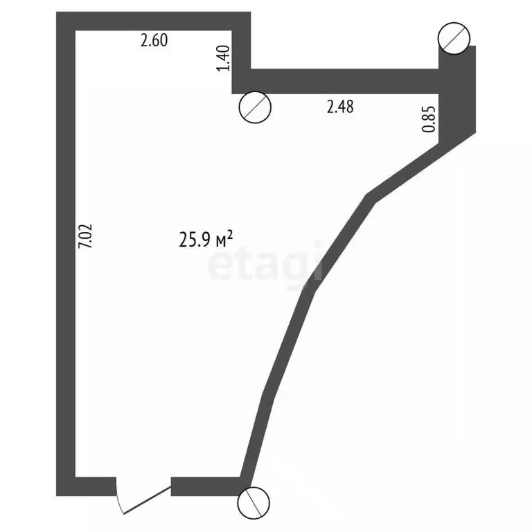 Офис в Тюменская область, Тюмень Олимпийская ул., 6к1 (26 м) - Фото 1