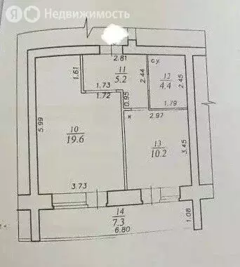 1-комнатная квартира: Самара, Волжское шоссе, 123 (39.4 м) - Фото 1