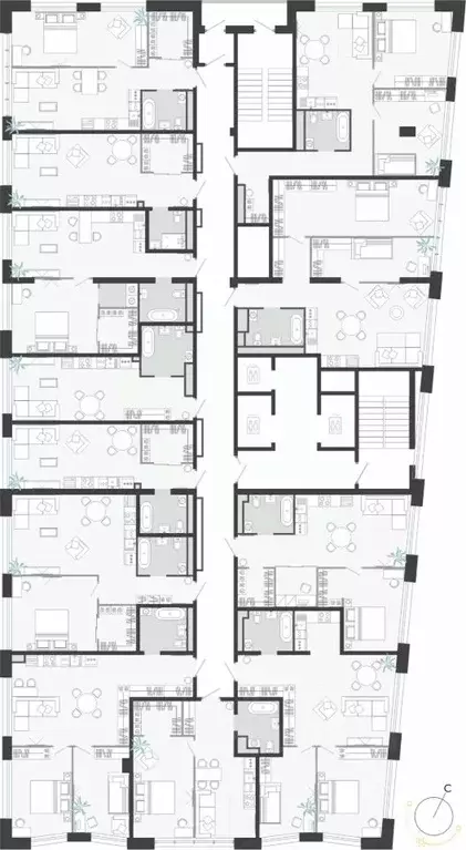 Студия Приморский край, Владивосток ул. Нейбута (68.7 м) - Фото 1