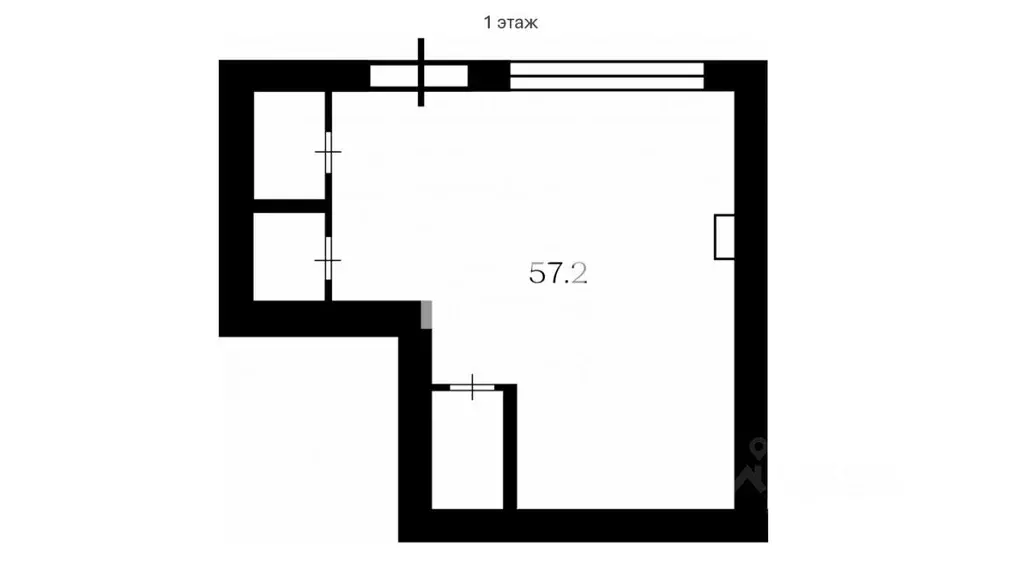 Помещение свободного назначения в Москва Еропкинский пер., 16 (57 м) - Фото 2