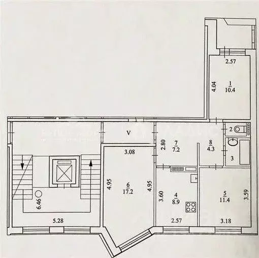 3-к кв. Архангельская область, Архангельск ул. Прокопия Галушина, 26к1 ... - Фото 2