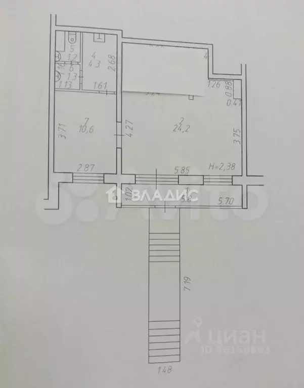 Помещение свободного назначения в Карелия, Петрозаводск Лососинское ... - Фото 1