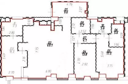 Квартира, 3 комнаты, 134 м - Фото 1