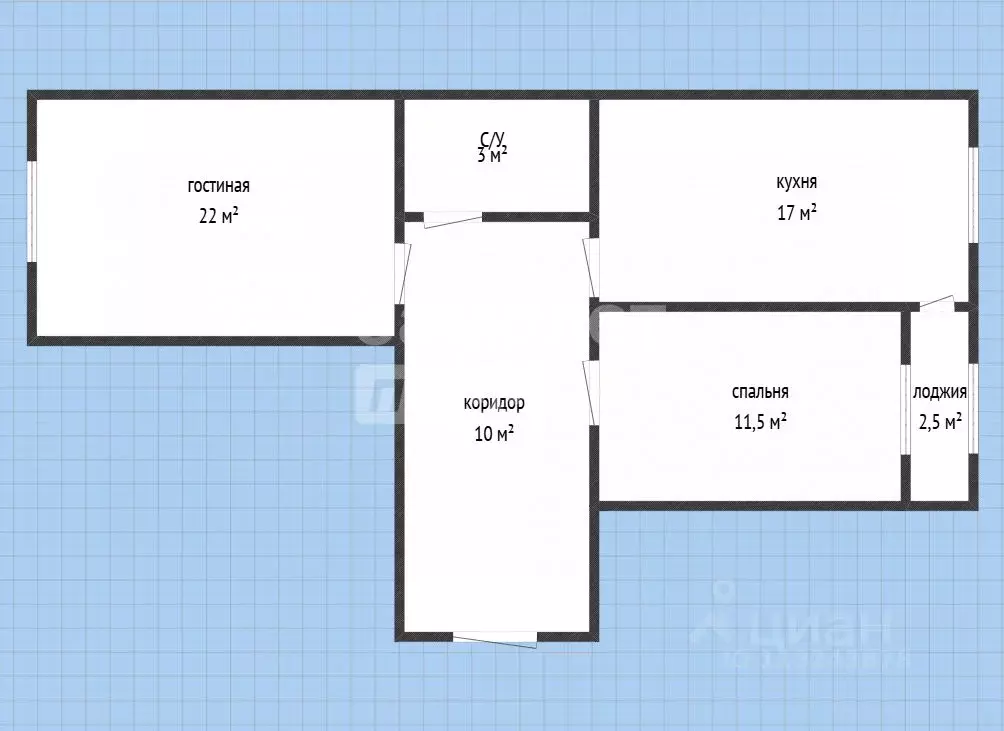 2-к кв. Дагестан, Махачкала Газопроводная ул., 10к1 (64.0 м) - Фото 2