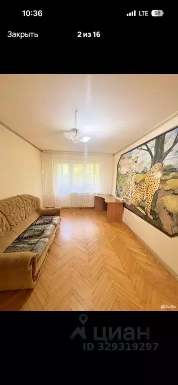 2-к кв. Кабардино-Балкария, Нальчик ул. Хмельницкого, 39А (45.0 м) - Фото 2