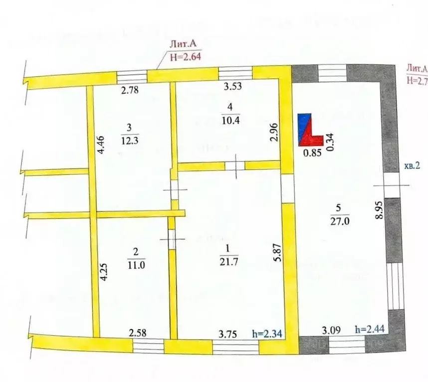 Дом в Алтай, Майминский район, пос. Карлушка Проточная ул., 9 (82 м) - Фото 2