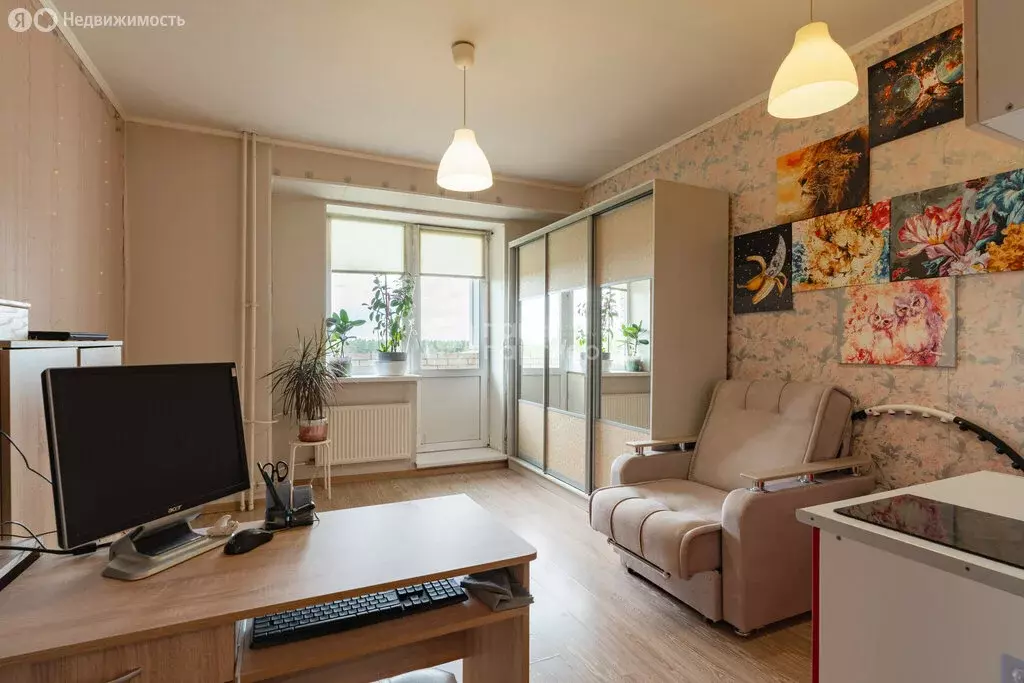 Квартира-студия: Отрадное, улица Гагарина, 20 (21.4 м) - Фото 1