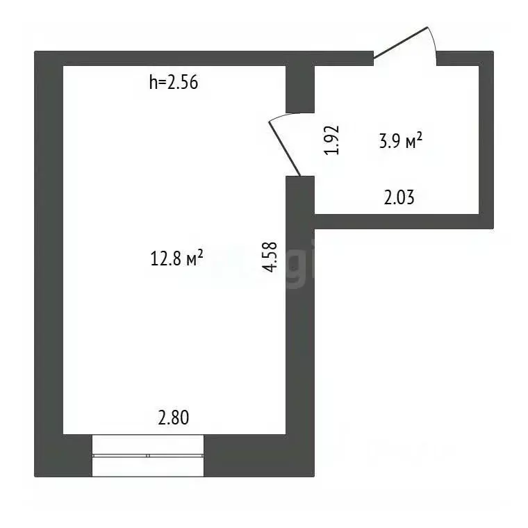Комната Владимирская область, Ковров ул. Блинова, 74 (16.7 м) - Фото 2