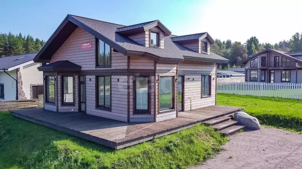 Дом в Ленинградская область, Приозерский район, Красноозерное с/пос, ... - Фото 2