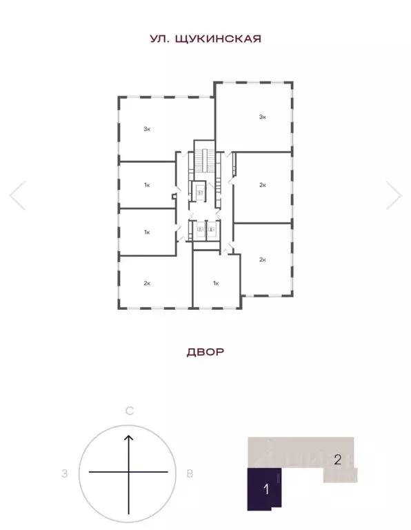 3-к кв. Москва Щукинская ул., 3 (102.8 м) - Фото 1