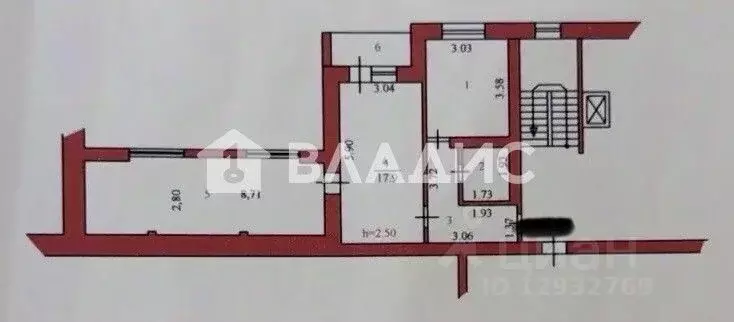 2-к кв. Пензенская область, Пенза ул. Кижеватова, 10 (66.2 м) - Фото 2