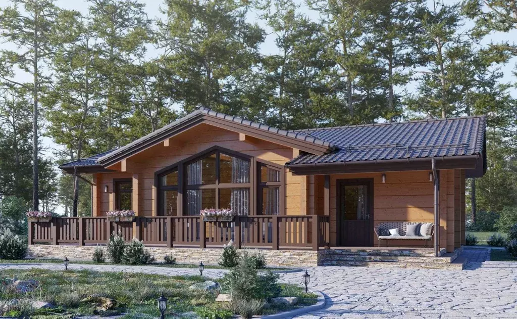 Дом в Ленинградская область, Приозерский район, Ромашкинское с/пос, ... - Фото 1