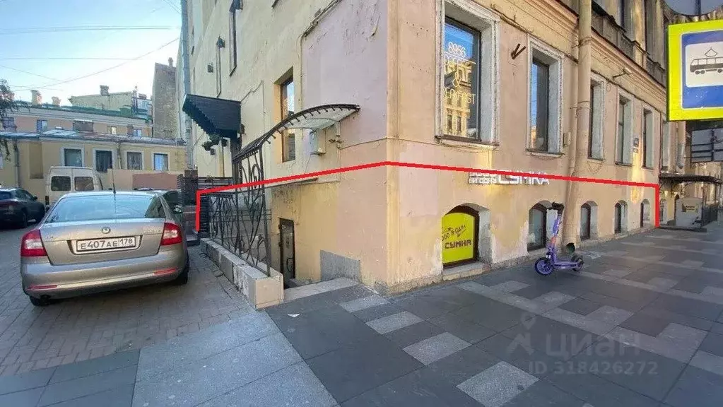 Помещение свободного назначения в Санкт-Петербург ул. Марата, 23 (116 ... - Фото 1