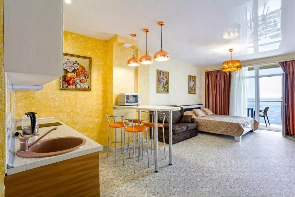 1-к кв. Крым, Ялта муниципальный округ, Отрадное пгт спуск Морской, 3 ... - Фото 1