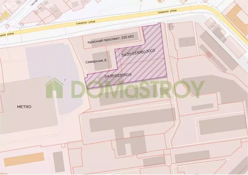 Участок в Новосибирск, Красный проспект, 220к14А (1 м) - Фото 0