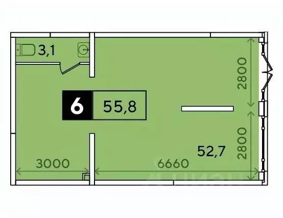 Офис в Краснодарский край, Краснодар ул. Ивана Беличенко, 91 (56 м) - Фото 1