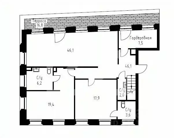 Помещение свободного назначения в Москва Пятницкая ул., 40С1 (116 м) - Фото 2