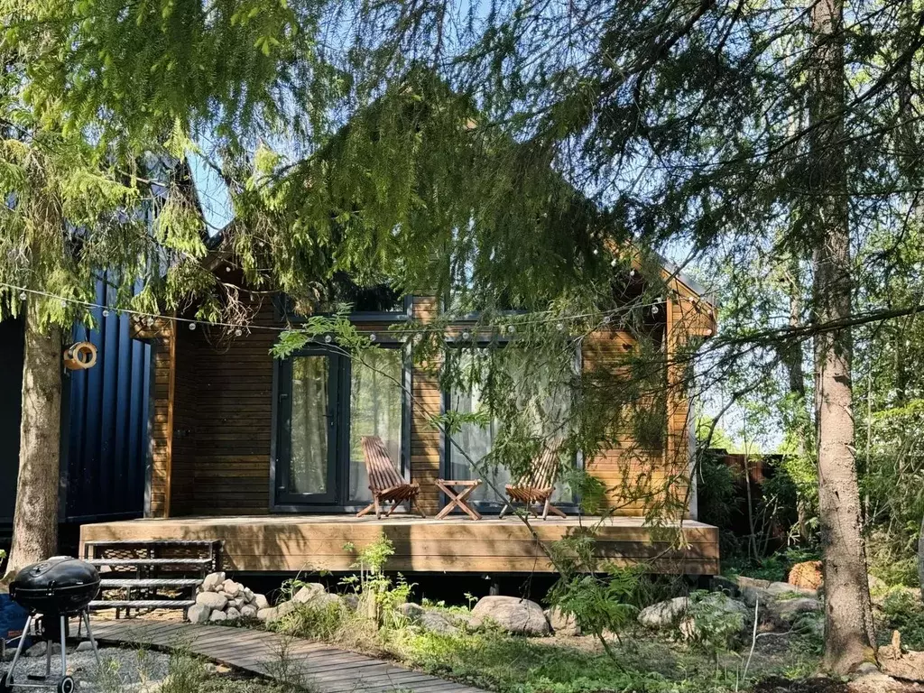 Дом в Ленинградская область, Приозерский район, Сосновское с/пос, д. ... - Фото 2