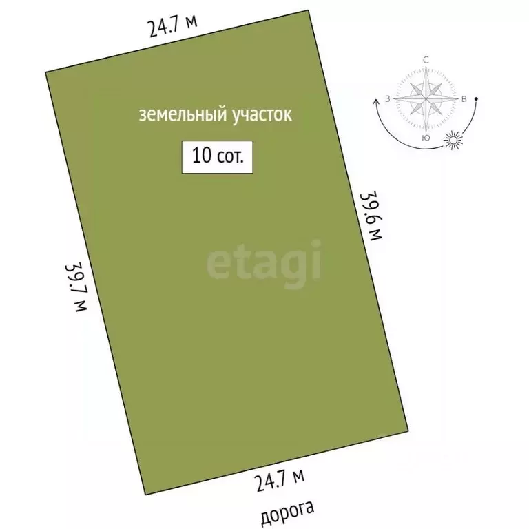 Участок в Саха (Якутия), Якутск проезд Надежды, 12 (10.0 сот.) - Фото 1
