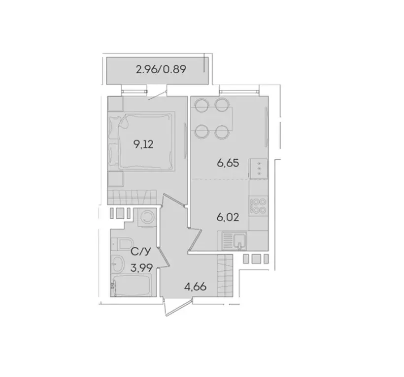 Продаётся 1-к квартира, 31.33 м - Фото 0