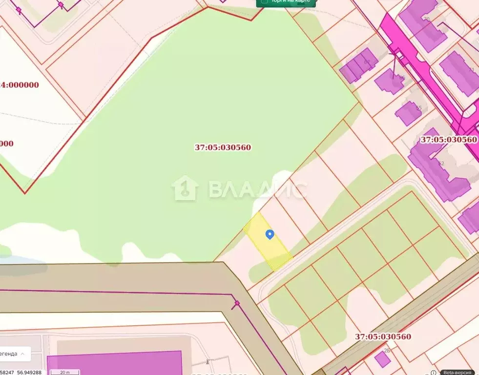 Участок в Ивановская область, Ивановский район, Богданихское с/пос, д. ... - Фото 2