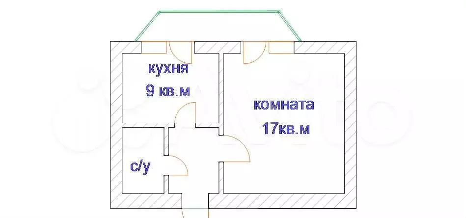 1-к. квартира, 34,5 м, 9/19 эт. - Фото 0