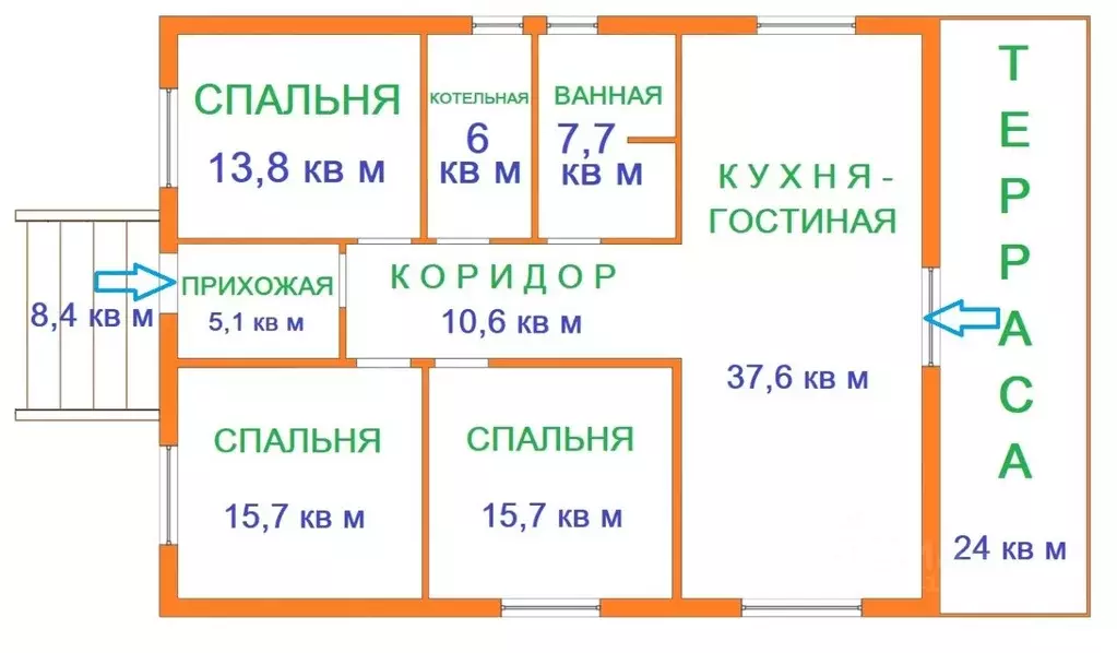 Коттедж в Свердловская область, Белоярский муниципальный округ, пос. ... - Фото 1