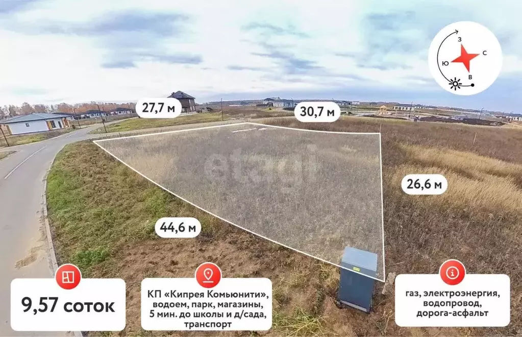 Участок в Тюменская область, Тюменский муниципальный округ, с. ... - Фото 1