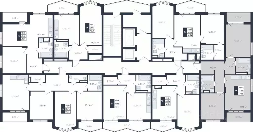 2-к кв. Белгородская область, Старый Оскол Садовые Кварталы мкр,  ... - Фото 2