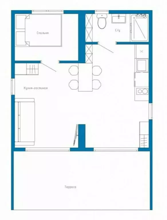 Дом в Тюмень, Велижанский тракт, 7-й километр (51 м) - Фото 0