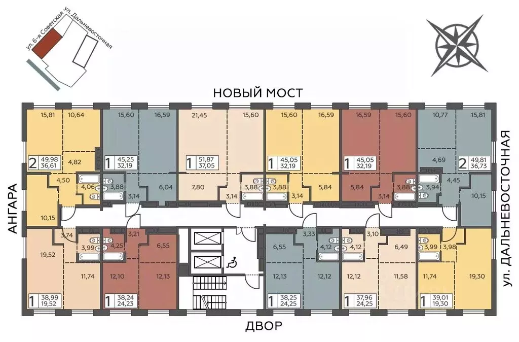 1-к кв. Иркутская область, Иркутск ул. 6-я Советская, 2 (38.25 м) - Фото 1