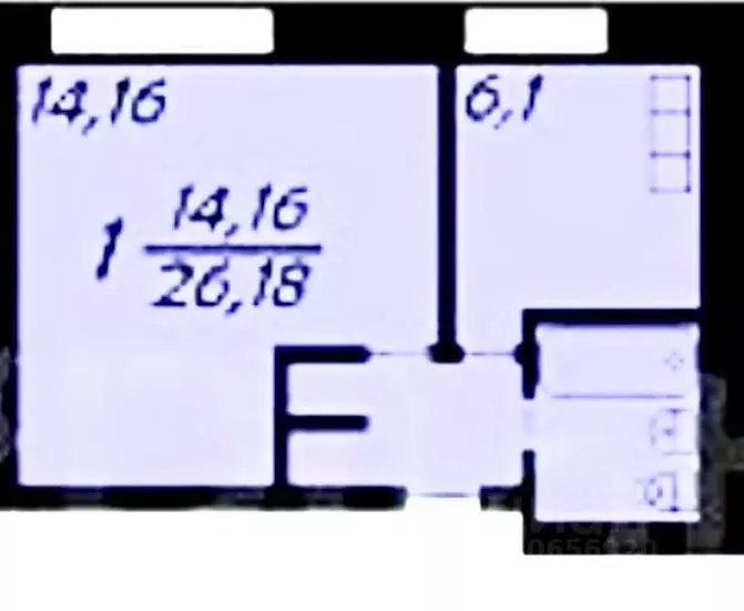 1-к кв. Москва Инициативная ул., 6К2 (25.6 м) - Фото 2