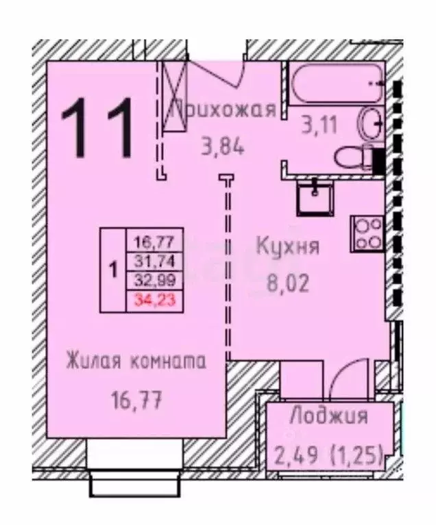 1-к кв. Московская область, Королев Болшево мкр, Бурковский проезд, ... - Фото 1