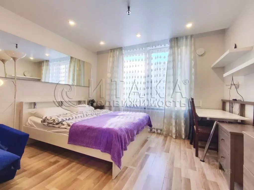 Студия Санкт-Петербург ул. Хошимина, 16 (27.7 м) - Фото 1