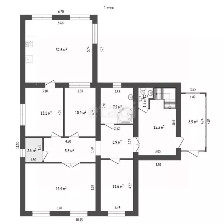 Дом в Мордовия, Саранск городской округ, с. Макаровка ул. Зеленая, 60 ... - Фото 2