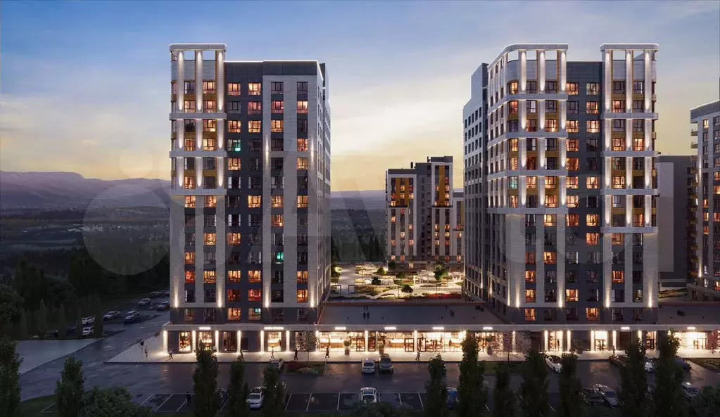 2-к. квартира, 65,5 м, 11/14 эт. - Фото 1