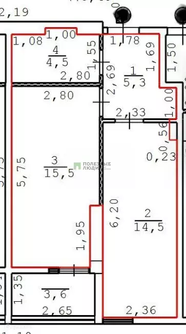Продаётся 1-к квартира, 40 м - Фото 1