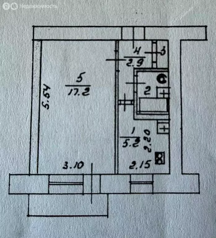 1-комнатная квартира: Киров, улица Лепсе, 42 (29.2 м) - Фото 1