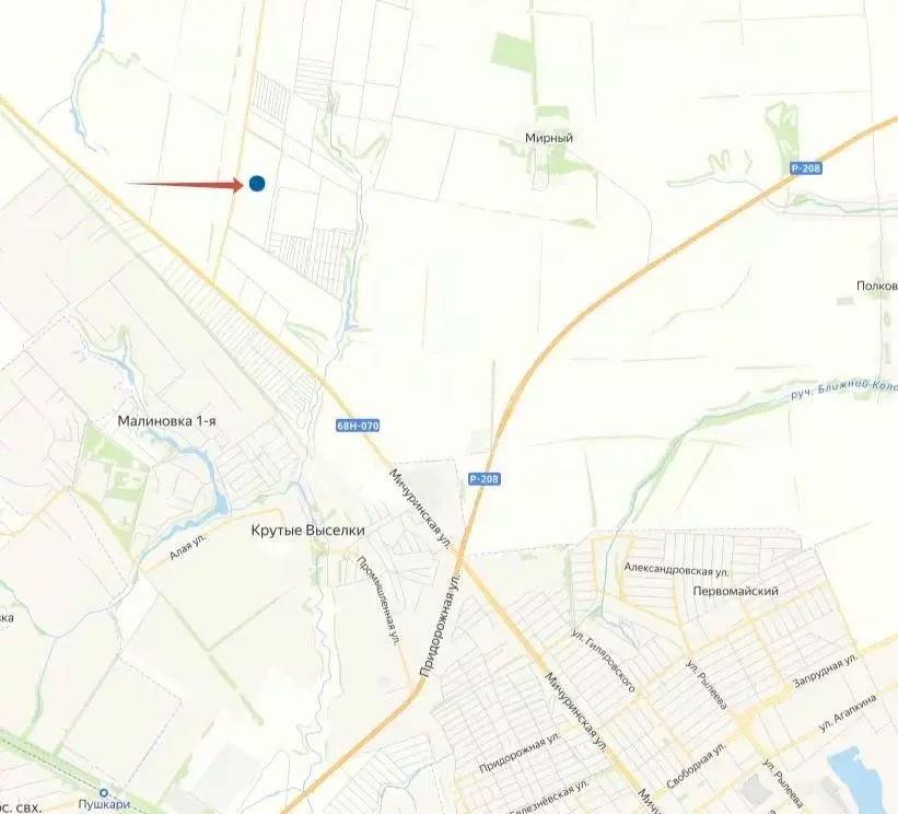 Дом в Тамбовская область, Тамбовский муниципальный округ, Строитель-2 ... - Фото 1