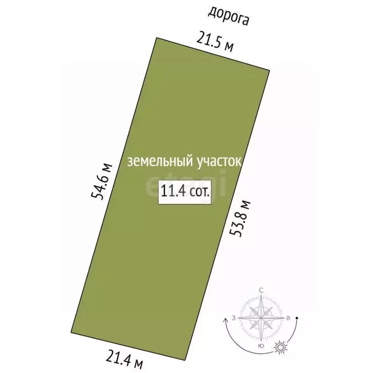 Участок в Тюменская область, Тюменский район, с. Кулига  (11.41 сот.) - Фото 1