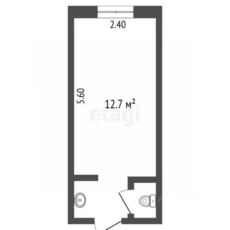 Комната Хабаровский край, Комсомольск-на-Амуре ул. Котовского, 7 (11.0 ... - Фото 2